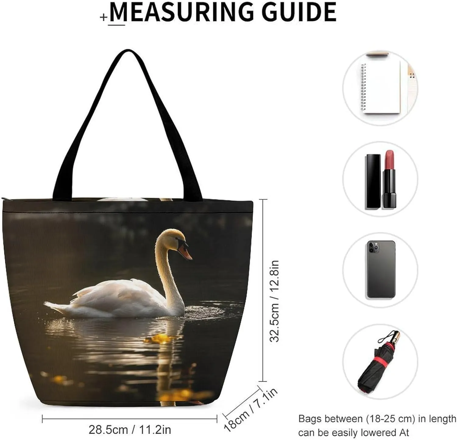 Tote Bag for Women Grocery Bag White Doves Fly Foldable Shopping Bags Reusable Large Tote Bag
