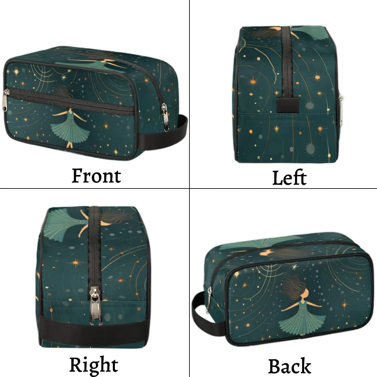 Travel Toiletry Bag for Women Men Ballet Stars Hanging Cosmetic Bag Waterproof Makeup Bag for Shaving Makeup Toothbrush & Travel Essentials