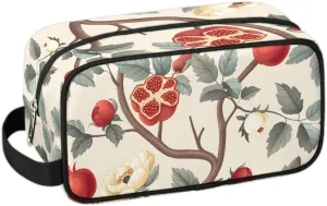 Travel Toiletry Bag for Women Men Pomegranate Tree Flower Hanging Cosmetic Bag Waterproof Makeup Bag for Shaving Makeup Toothbrush & Travel Essentials