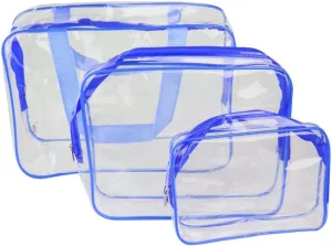 Travel Toiletry Bag Set Pvc Cosmetic Organizer Hanging Bag Makeup Waterproof