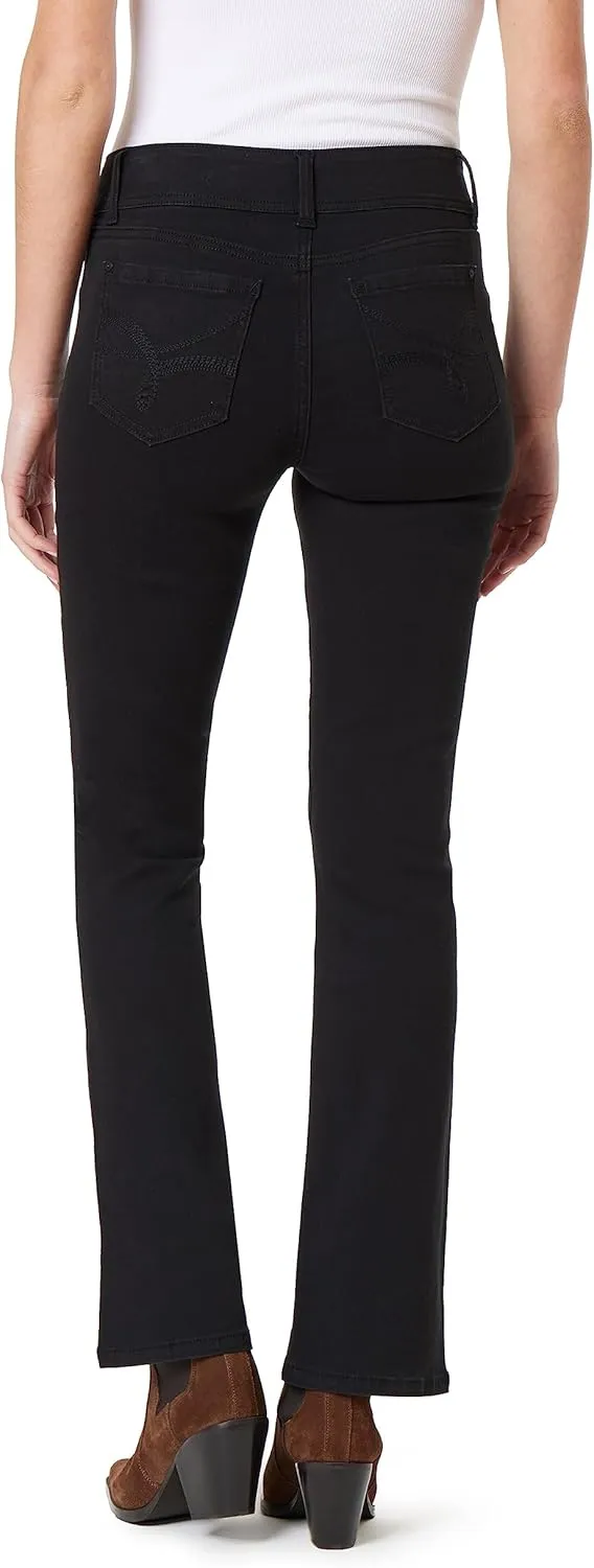 WallFlower Women's Ultra Slim Bootcut Mid-Rise Insta Soft Juniors Jeans