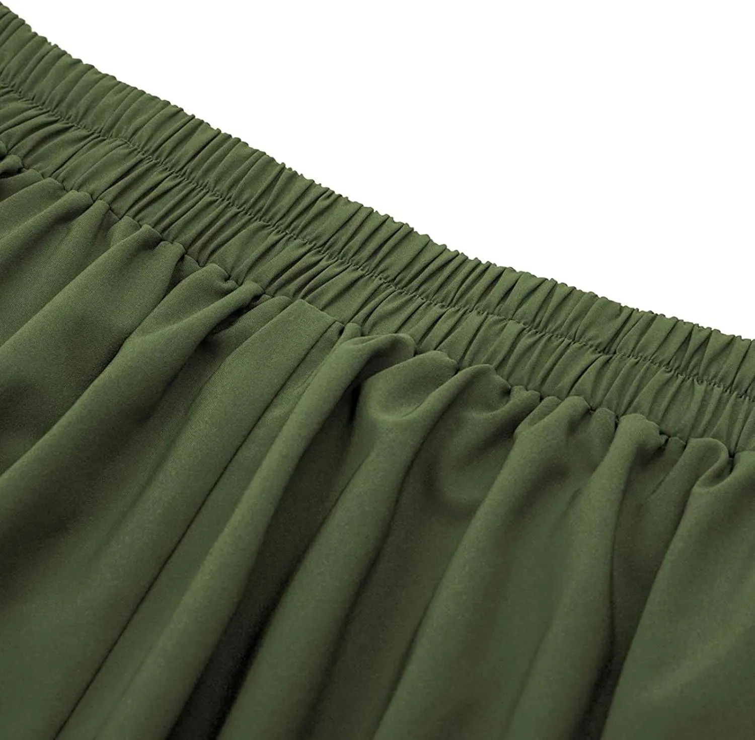 Women Vintage Elastic High Waist Pleated Skirt Gothic Button Midi A-Line Swing Skirts Work Casual Dress 2025 Trendy