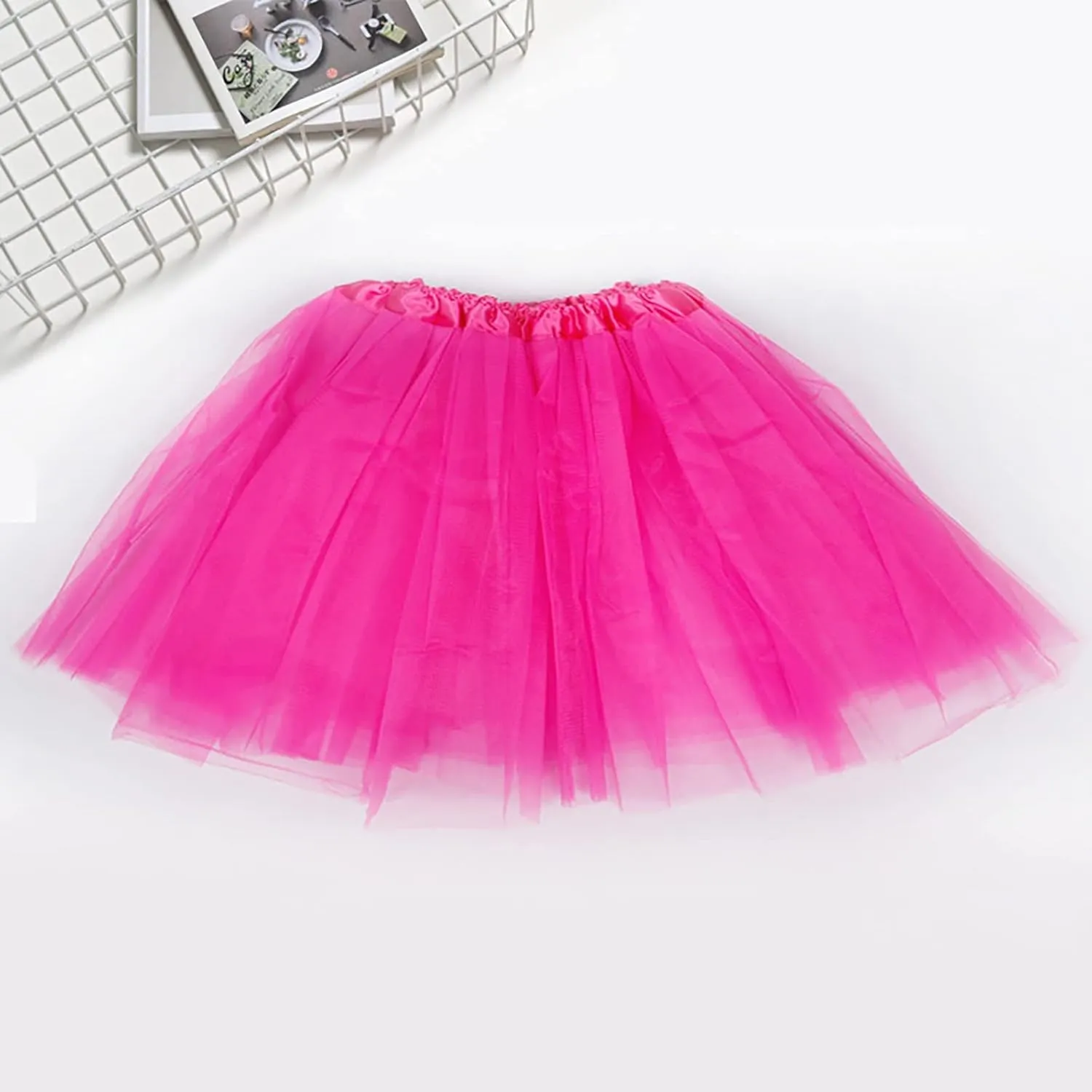 Women's A-Line High Waisted Midi Skirt Womens Candy Color Skirts Chic High Waisted A Line Skirts Layered Pleated