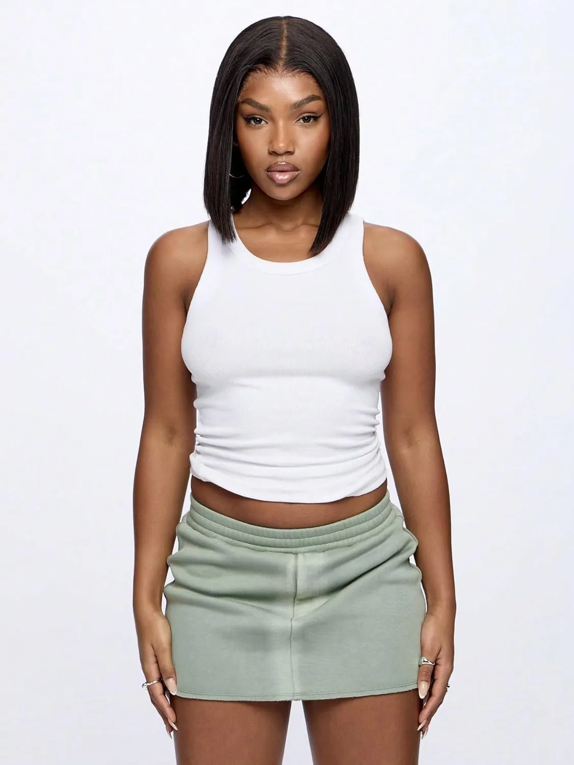 Women's Basic Mini Skirt Casual Tennis Skirt Mini Skater Skort