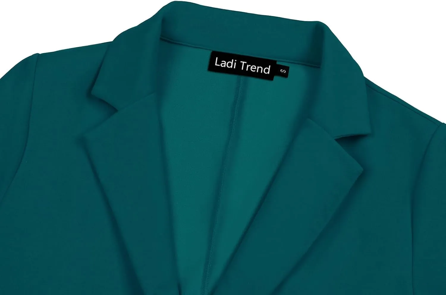 Womens Blazer One Button Jacket Suits Notched Lapel Casual Work Office Long Sleeve Blazer with Pockets