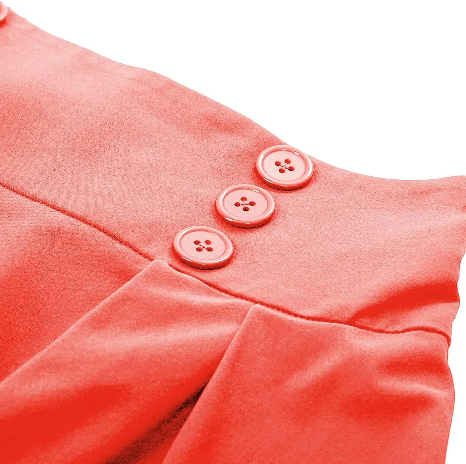 Women's Pleated A-Lined Skirts 2024 Summer Fashion High Waisted Midi Skirt Flowy Swing Going Out Work Skirt
