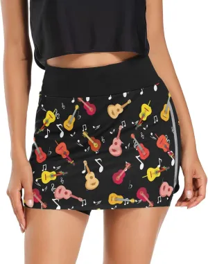 Women's Tennis Skirts Golf Athletic Skorts Mini Summer Running Short with Pocket