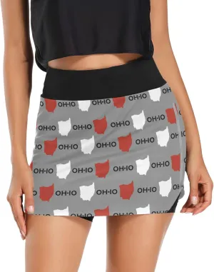 Women's Tennis Skirts Golf Athletic Skorts Mini Summer Running Short with Pocket