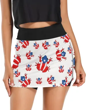 Women's Tennis Skirts Golf Athletic Skorts Mini Summer Running Short with Pocket