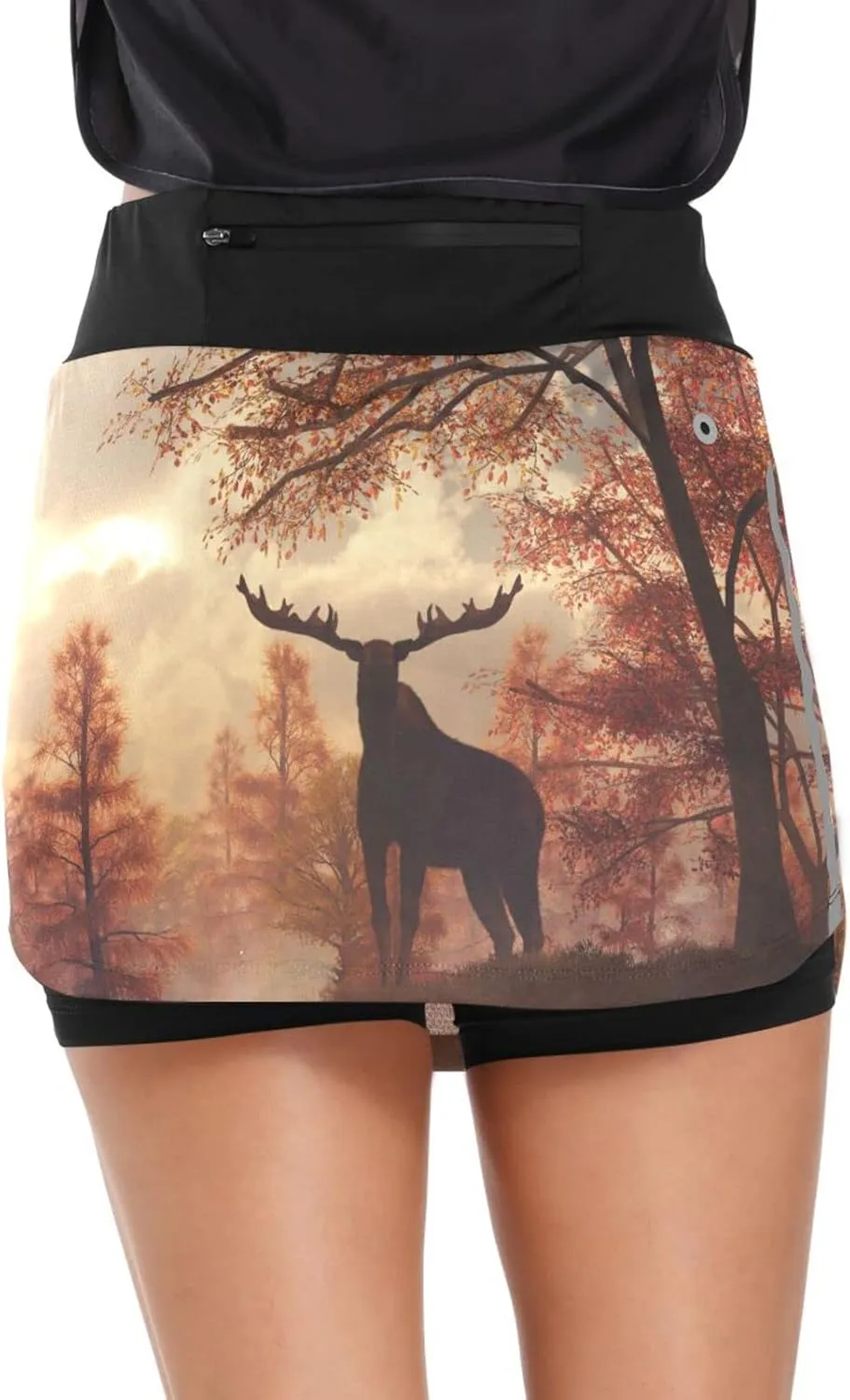 Women's Tennis Skirts Golf Athletic Skorts Mini Summer Running Short with Pocket