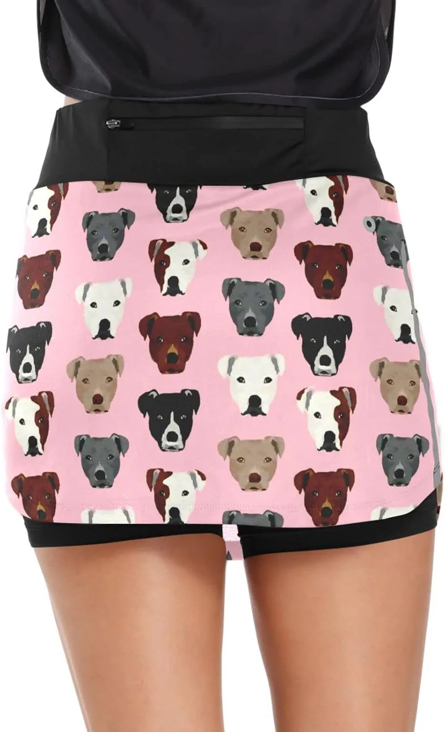 Women's Tennis Skirts Golf Athletic Skorts Mini Summer Running Short with Pocket