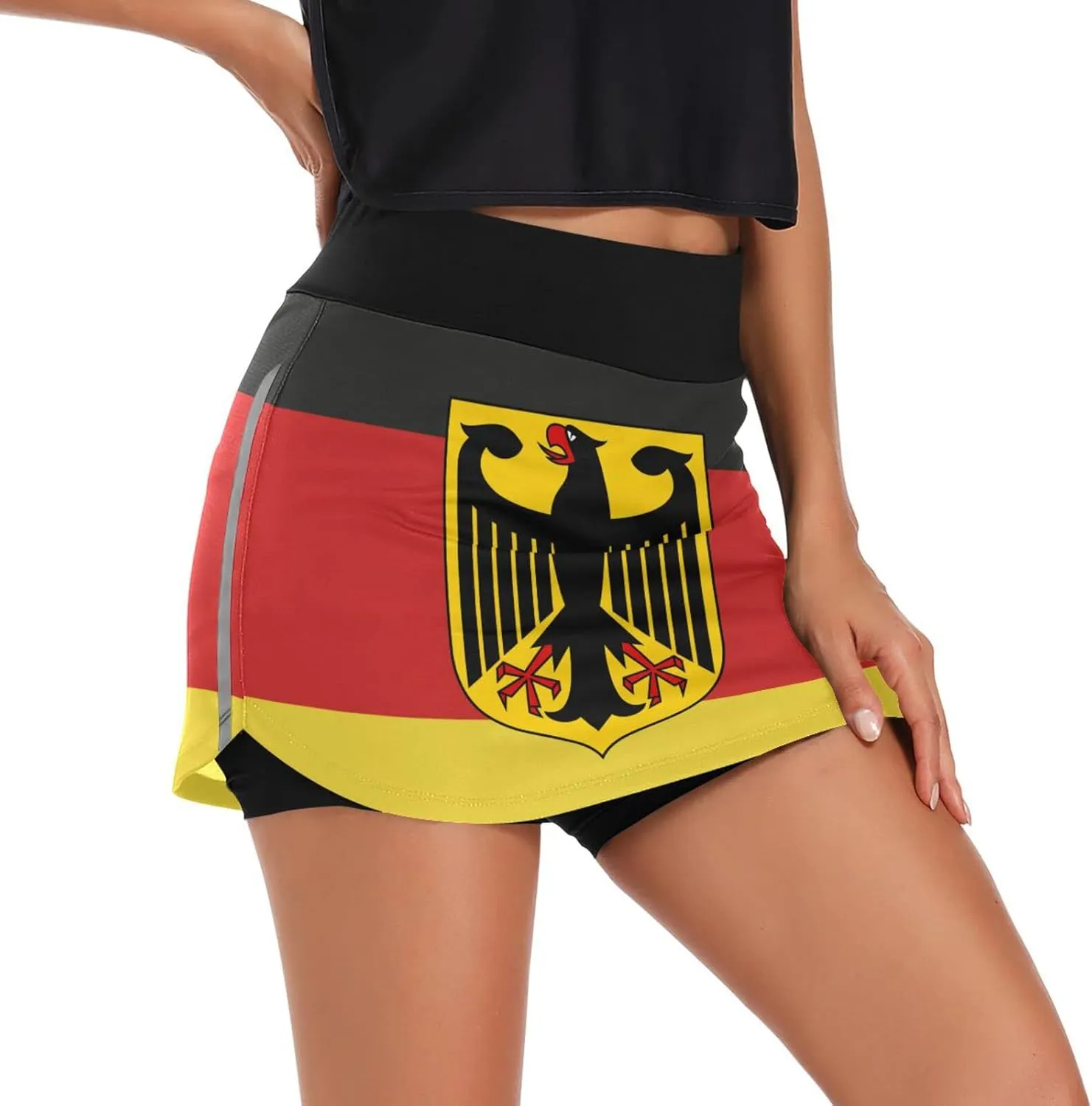 Women's Tennis Skirts Golf Athletic Skorts Mini Summer Running Short with Pocket