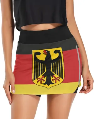 Women's Tennis Skirts Golf Athletic Skorts Mini Summer Running Short with Pocket