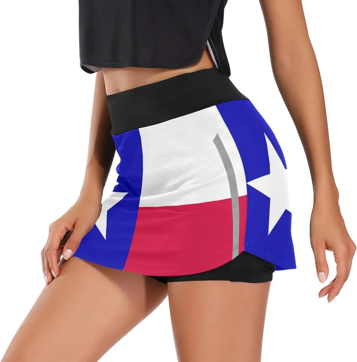 Women's Tennis Skirts Golf Athletic Skorts Mini Summer Running Short with Pocket