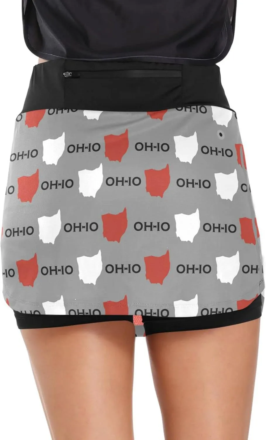 Women's Tennis Skirts Golf Athletic Skorts Mini Summer Running Short with Pocket