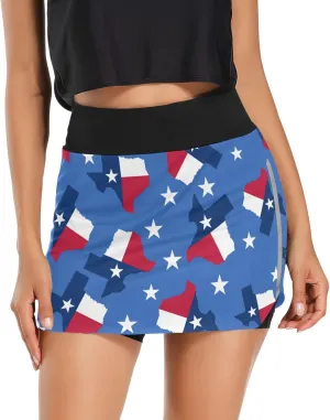 Women's Tennis Skirts Golf Athletic Skorts Mini Summer Running Short with Pocket