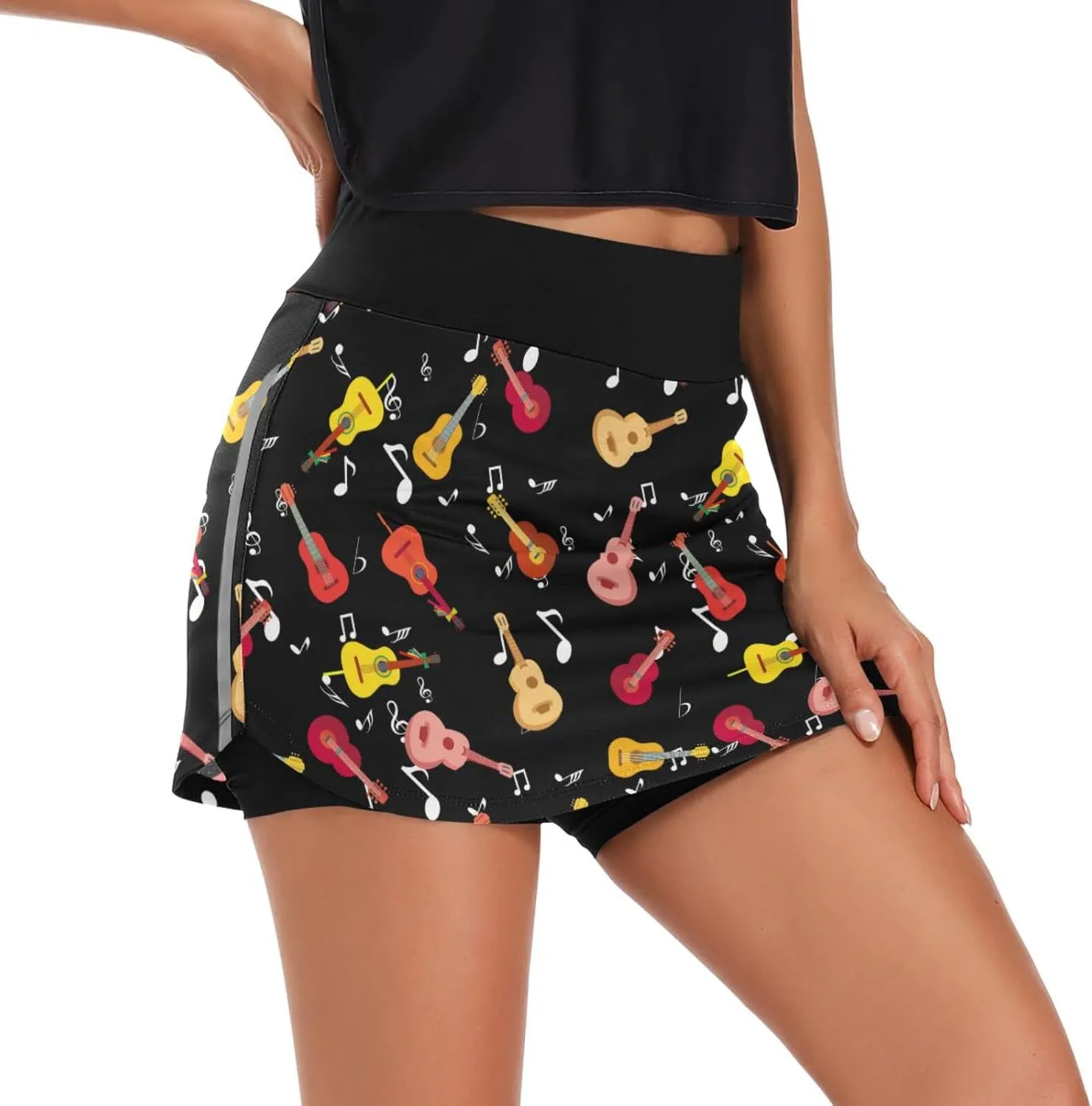 Women's Tennis Skirts Golf Athletic Skorts Mini Summer Running Short with Pocket