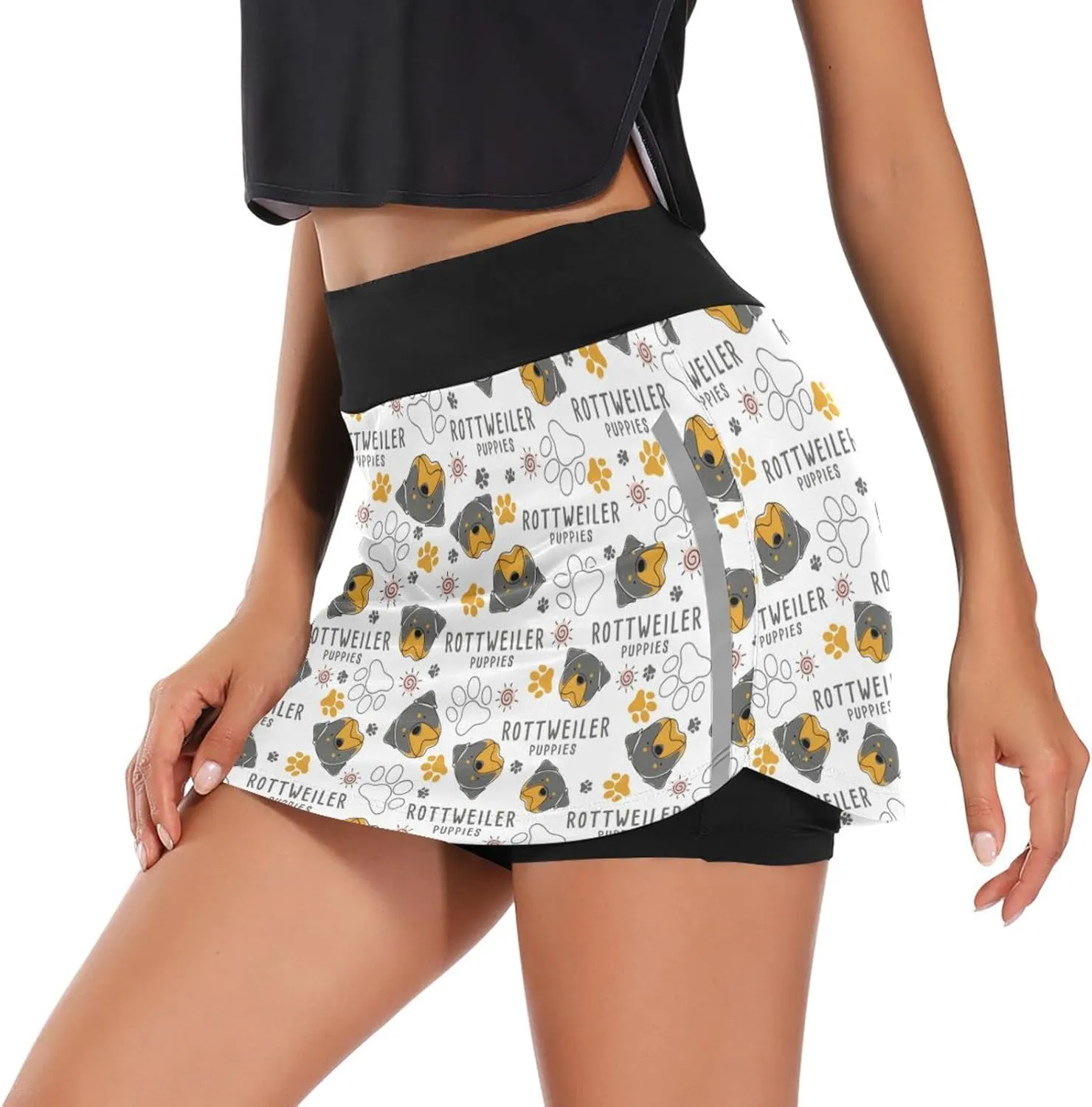 Women's Tennis Skirts Golf Athletic Skorts Mini Summer Running Short with Pocket