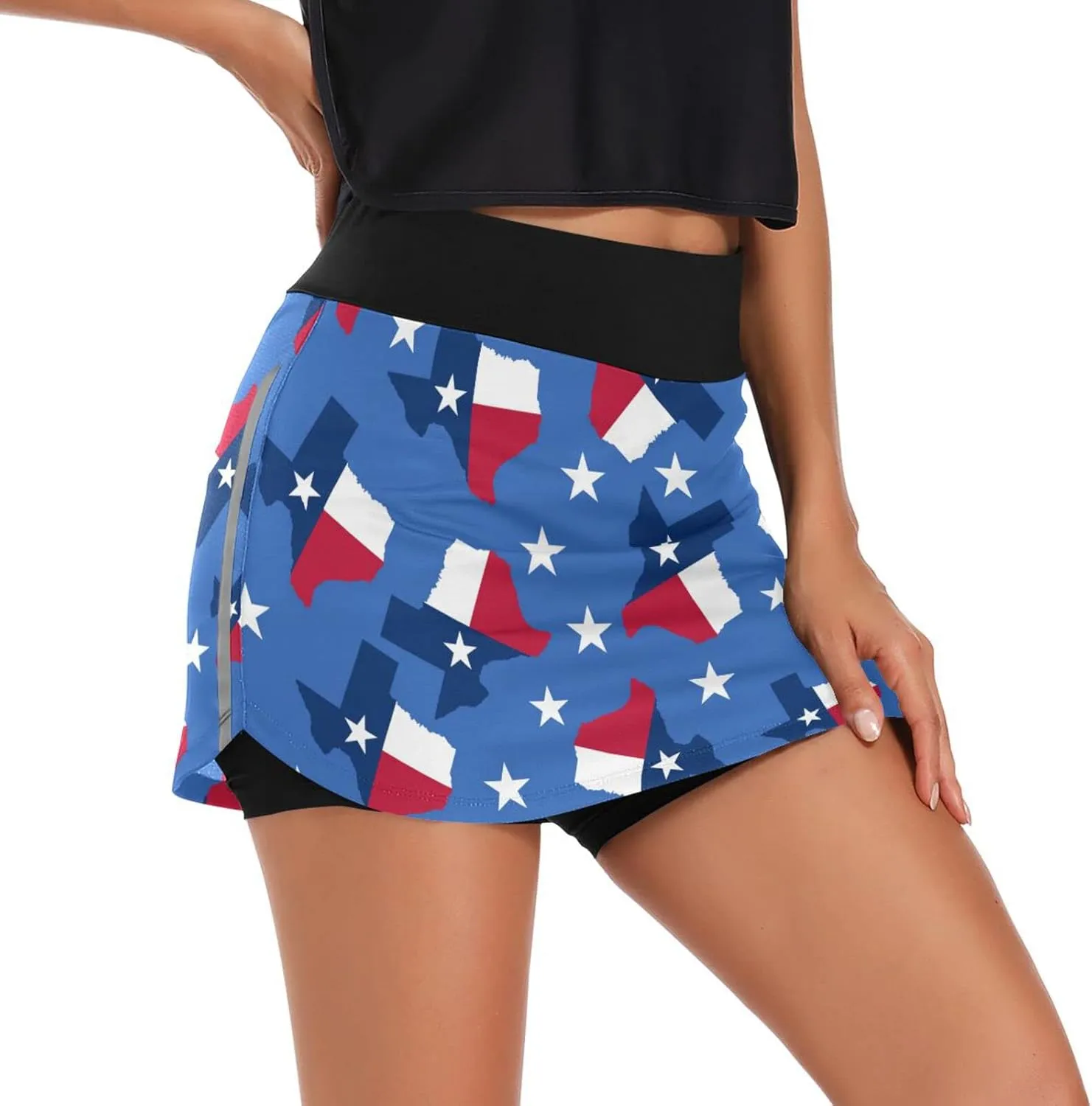 Women's Tennis Skirts Golf Athletic Skorts Mini Summer Running Short with Pocket