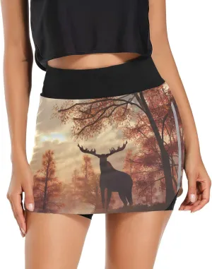 Women's Tennis Skirts Golf Athletic Skorts Mini Summer Running Short with Pocket
