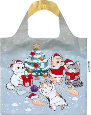 Wrapables Christmas Holiday AllyBag Collection Reusable Shopping Bag